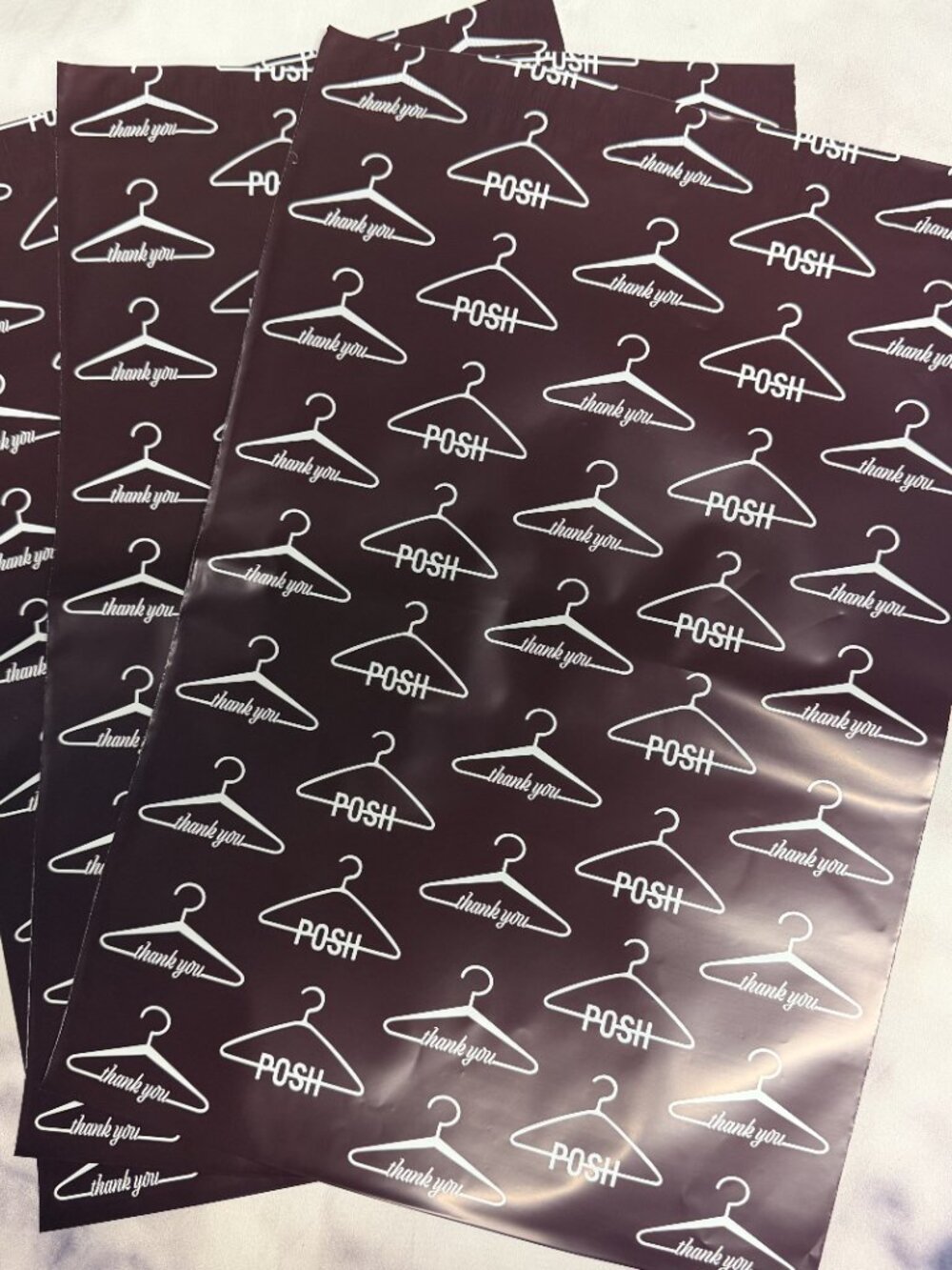 25 Posh Hanger 10x13 designer poly mailer
